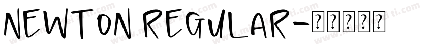 NEWTON Regular字体转换